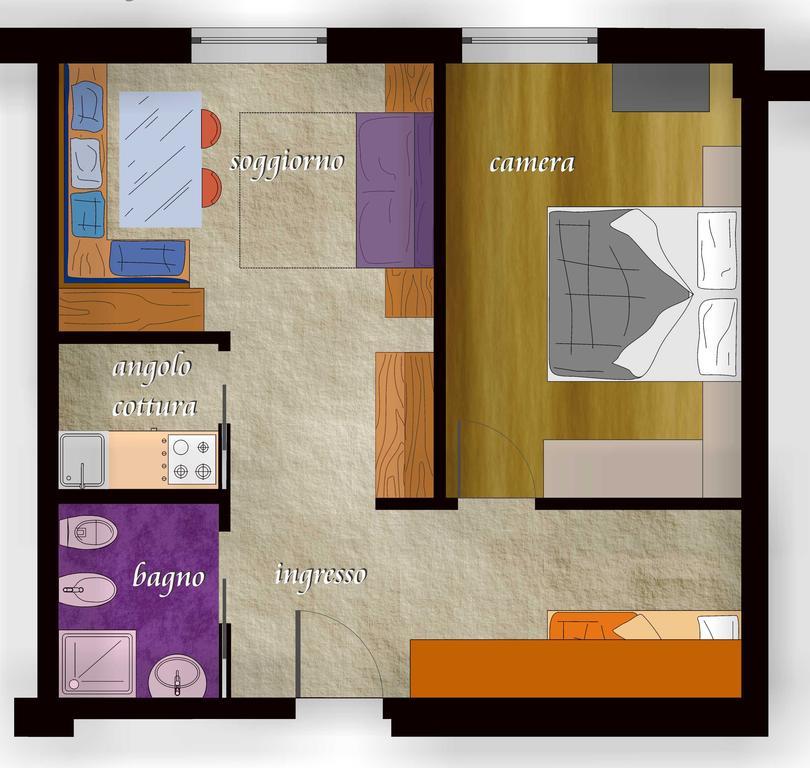 Residence Kristall- Fiemme Holidays Предацо Стая снимка